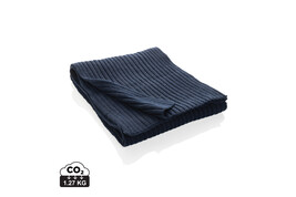 Impact AWARE™ Polylana® Strickschal 180x25cm navy blau bedrucken, Art.-Nr. P453.4425