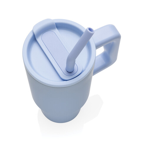 Embrace Deluxe Becher aus RCS recyceltem Edelstahl 900ml hellblau bedrucken, Art.-Nr. P437.3005