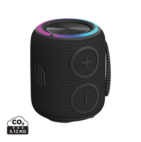 Urban Vitamin Palmdale 16W IPX 7 Speaker aus RCS rPlastik schwarz bedrucken, Art.-Nr. P331.521