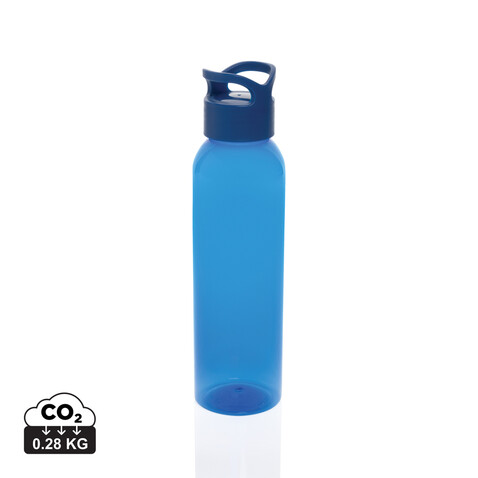 Oasis RCS recycelte PET Wasserflasche 650ml blau bedrucken, Art.-Nr. P437.035