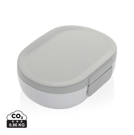 Avira Atlas Lunchbox aus RCS recyceltem PP 700ml weiß, grau bedrucken, Art.-Nr. P438.073 Avira Atlas Lunchbox aus RCS recyceltem PP 700ml weiß, grau bedrucken, Art.-Nr. P438.073