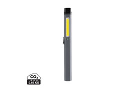 Gear X USB aufladbare Stiftleuchte aus RCS recyc. Kunststoff bedrucken, Art.-Nr. P513.26