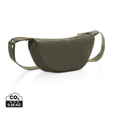 Crescent AWARE™ RPET Half-Moon Sling Tasche khaki bedrucken, Art.-Nr. P763.2027