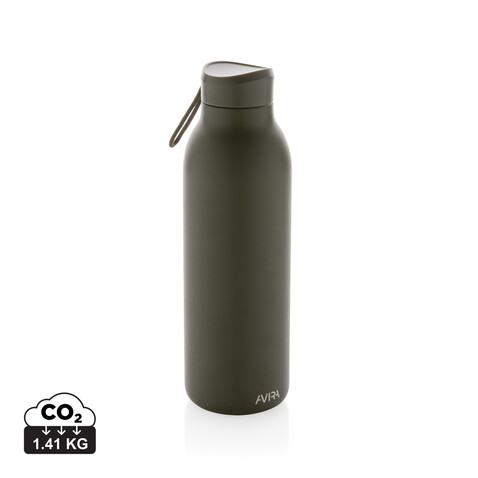 Avira Avior RCS recycelte Stainless-Steel Flasche 500ml grün bedrucken, Art.-Nr. P438.008