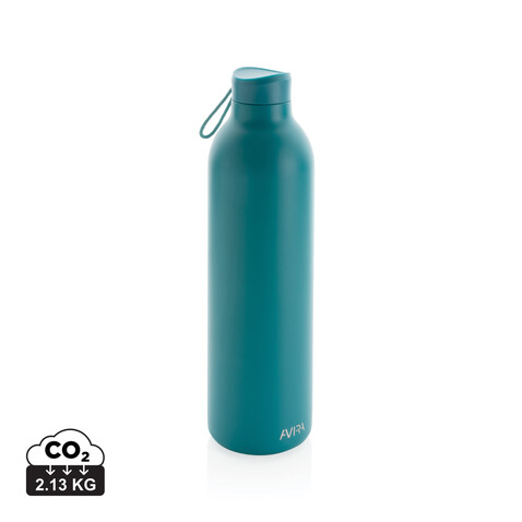 Avira Avior RCS recycelte Stainless-Steel Flasche 1L turkis bedrucken, Art.-Nr. P438.017