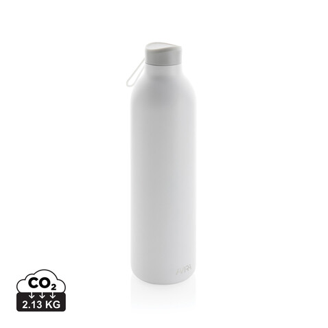 Avira Avior RCS recycelte Stainless-Steel Flasche 1L weiß bedrucken, Art.-Nr. P438.013