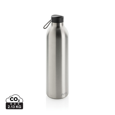 Avira Avior RCS recycelte Stainless-Steel Flasche 1L silber bedrucken, Art.-Nr. P438.012