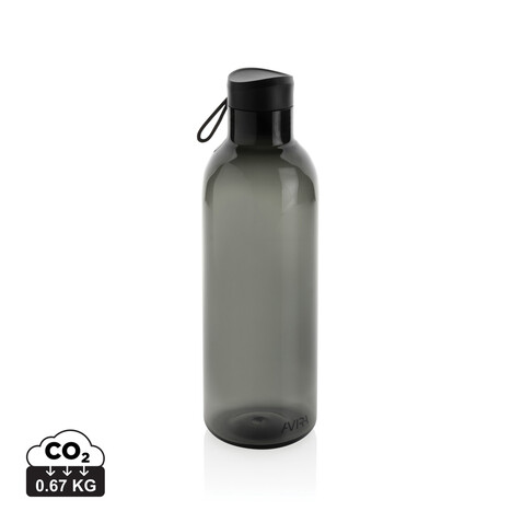 Avira Atik RCS recycelte PET-Flasche 1L schwarz bedrucken, Art.-Nr. P438.041