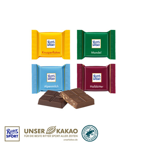 3D Adventskalender „LKW“ Ritter SPORT, Inlay kompostierbar bedrucken, Art.-Nr. 55303-W