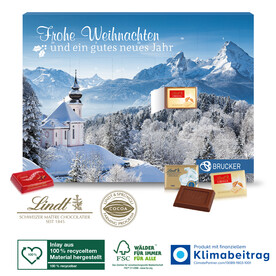 Wand-Adventskalender „Lindt Exklusiv“ bedrucken, Art.-Nr. 95376-W