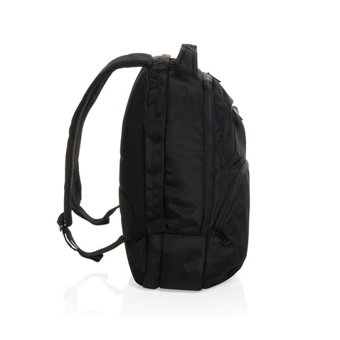 Impact AWARE™ Universal-Laptop-Rucksack schwarz bedrucken, Art.-Nr. P763.081
