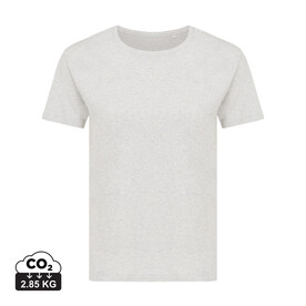 Iqoniq Yala Damen T-Shirt aus recycelter Baumwolle ungefärbte helles Grau bedrucken, Art.-Nr. T4100.032.XXXL