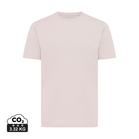 Iqoniq Sierra Lightweight T-Shirt aus recycelter Baumwolle cloud pink bedrucken, Art.-Nr. T9104.039.S