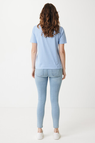 Iqoniq Sierra Lightweight T-Shirt aus recycelter Baumwolle sky blue bedrucken, Art.-Nr. T9104.022.L