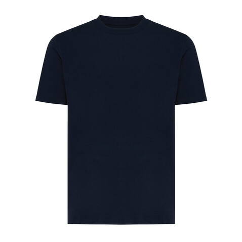 Iqoniq Sierra Lightweight T-Shirt aus recycelter Baumwolle navy blau bedrucken, Art.-Nr. T9104.002.5XL