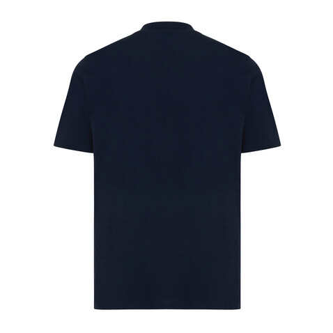 Iqoniq Sierra Lightweight T-Shirt aus recycelter Baumwolle navy blau bedrucken, Art.-Nr. T9104.002.S