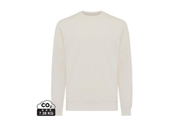 Iqoniq Etosha Lightweight Sweater aus recycelter Baumwolle ivory white bedrucken, Art.-Nr. T9303.040.XS