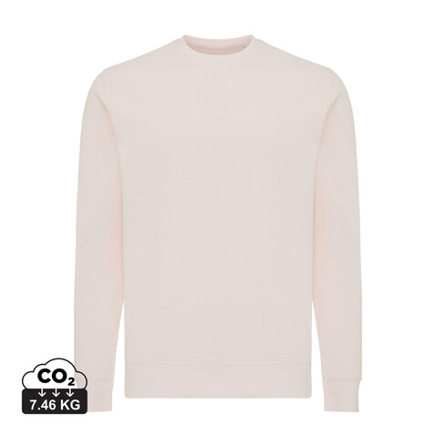 Iqoniq Etosha Lightweight Sweater aus recycelter Baumwolle cloud pink bedrucken, Art.-Nr. T9303.039.XXL