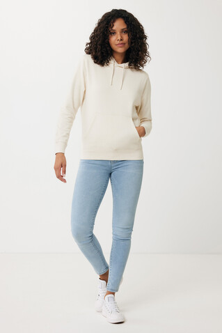 Iqoniq Rila Lightweight Hoodie aus recycelter Baumwolle natural raw bedrucken, Art.-Nr. T9404.018.XS