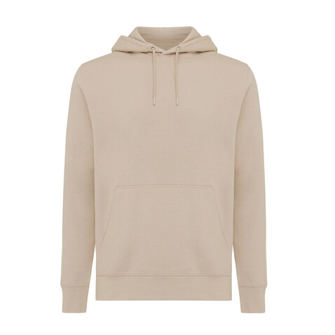 Iqoniq Rila Lightweight Hoodie aus recycelter Baumwolle desert bedrucken, Art.-Nr. T9404.006.XL