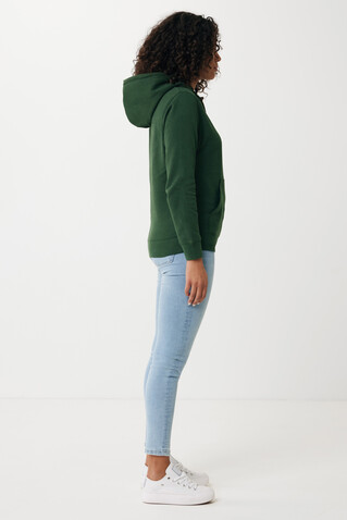 Iqoniq Rila Lightweight Hoodie aus recycelter Baumwolle forest green bedrucken, Art.-Nr. T9404.005.M