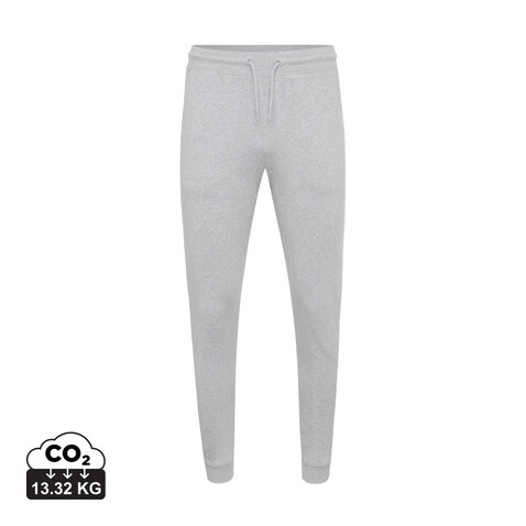 Iqoniq Cooper Jogger aus recycelter Baumwolle heather grey bedrucken, Art.-Nr. T9500.013.XXXL