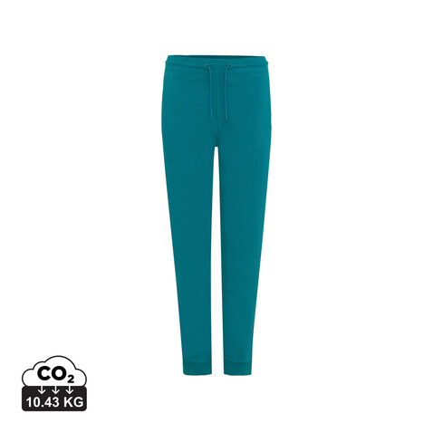 Iqoniq Cooper Jogger aus recycelter Baumwolle verdigris bedrucken, Art.-Nr. T9500.009.XXXL