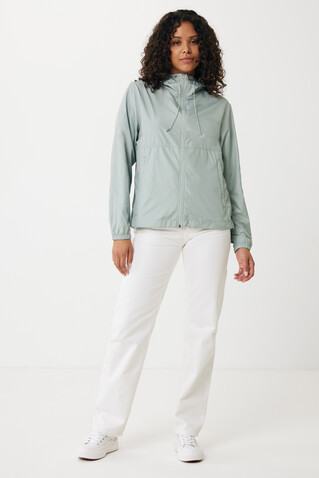 Iqoniq Logan Lightweight Jacke aus recyceltem Polyester Iceberg green bedrucken, Art.-Nr. T9701.023.XS