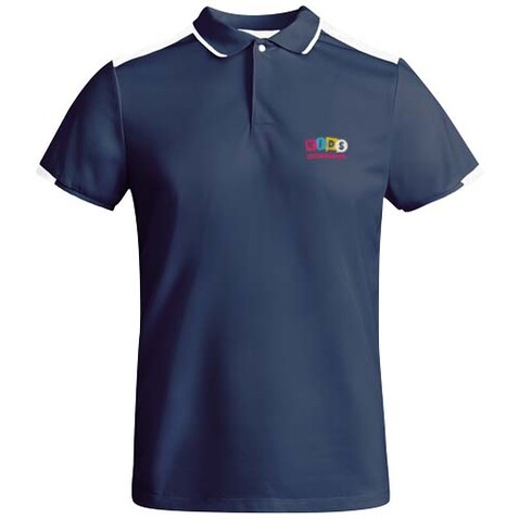 Tamil Sport Poloshirt für Kinder, Navy Blue, weiss bedrucken, Art.-Nr. K04028SM