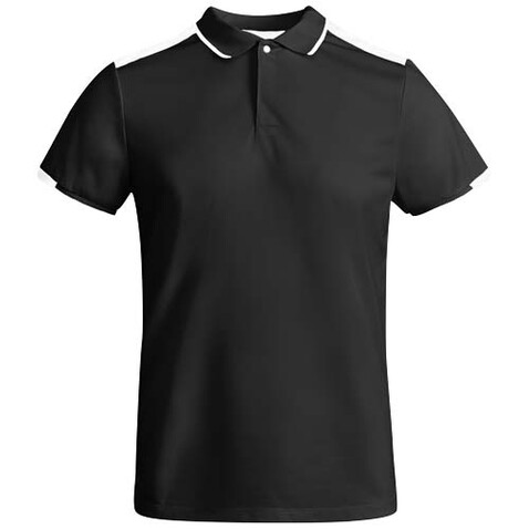 Tamil Sport Poloshirt für Kinder, schwarz, weiss bedrucken, Art.-Nr. K04028TM