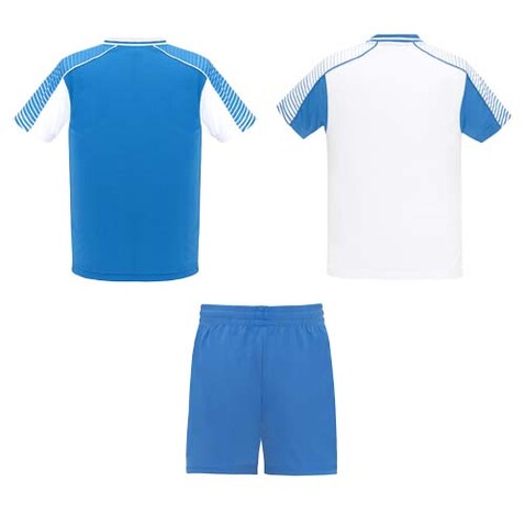 Juve Sport-Set für Kinder, weiss, royalblau bedrucken, Art.-Nr. K05258QD