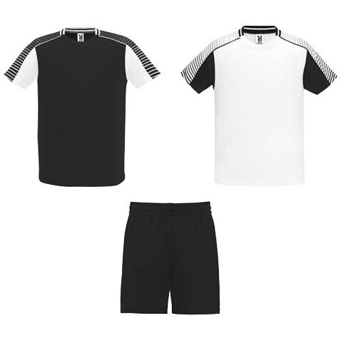 Juve Sport-Set für Kinder, weiss, schwarz bedrucken, Art.-Nr. K05258RD
