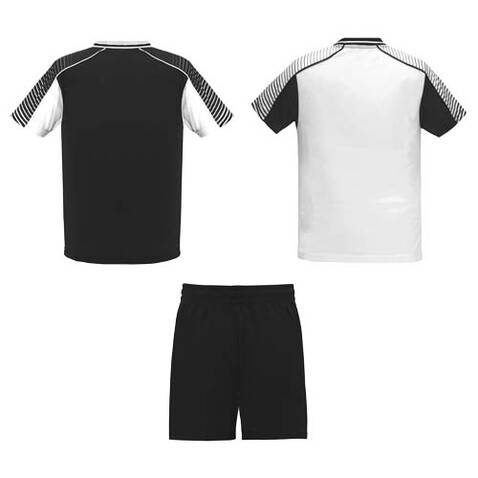 Juve Sport-Set für Kinder, weiss, schwarz bedrucken, Art.-Nr. K05258RD