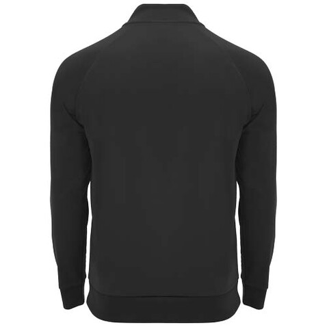 Epiro Half-Zip Sweatshirt für Kinder, schwarz bedrucken, Art.-Nr. K11153ON
