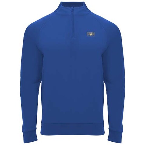 Epiro Half-Zip Sweatshirt für Kinder, royalblau bedrucken, Art.-Nr. K11154TF