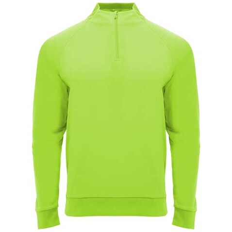 Epiro Half-Zip Sweatshirt für Kinder, Fluor Green bedrucken, Art.-Nr. K11155BD