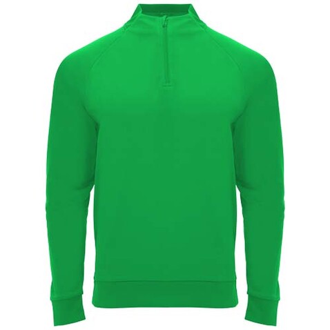 Epiro Half-Zip Sweatshirt für Kinder, farngrün bedrucken, Art.-Nr. K11155DM