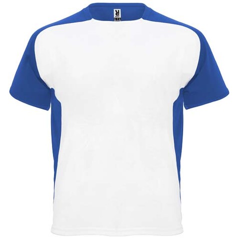 Bugatti Sport T-Shirt für Kinder, weiss, royalblau bedrucken, Art.-Nr. K63998QD