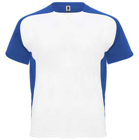 Bugatti Sport T-Shirt für Kinder, weiss, royalblau bedrucken, Art.-Nr. K63998QD