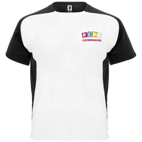Bugatti Sport T-Shirt für Kinder, weiss, schwarz bedrucken, Art.-Nr. K63998RH