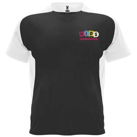 Bugatti Sport T-Shirt für Kinder, schwarz, weiss bedrucken, Art.-Nr. K63998TO