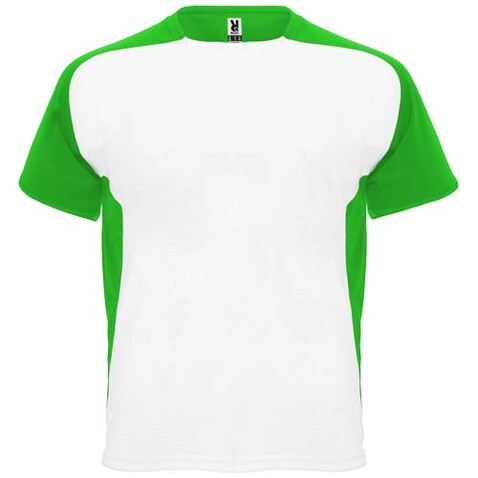 Bugatti Sport T-Shirt für Kinder, weiss, farngrün bedrucken, Art.-Nr. K63998WO Bugatti Sport T-Shirt für Kinder, weiss, farngrün bedrucken, Art.-Nr. K63998WO