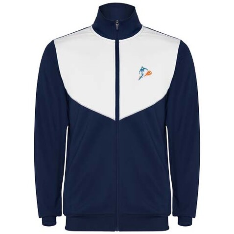 Evans Trainingsanzug für Kinder, Navy Blue, weiss bedrucken, Art.-Nr. K64028SF