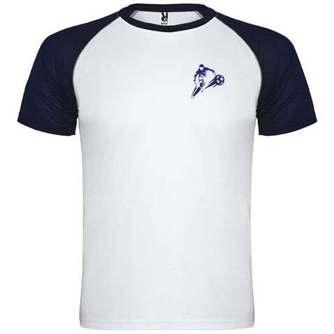 Indianapolis Sport T-Shirt für Kinder, weiss, Navy Blue bedrucken, Art.-Nr. K66508AD