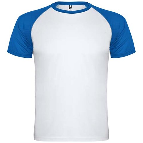 Indianapolis Sport T-Shirt für Kinder, weiss, royalblau bedrucken, Art.-Nr. K66508QM