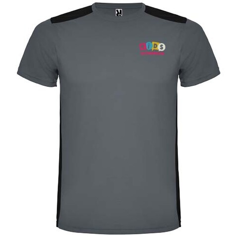 Detroit Sport T-Shirt für Kinder, Ebony, schwarz bedrucken, Art.-Nr. K66529MO