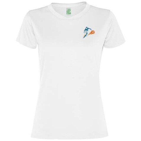 Slam Sport T-Shirt für Damen, weiss bedrucken, Art.-Nr. R03051Z3