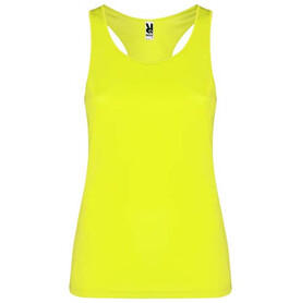 Schura Sport Top für Damen, Fluor Yellow bedrucken, Art.-Nr. R03491C1