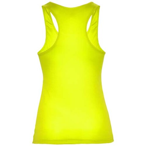 Schura Sport Top für Damen, Fluor Yellow bedrucken, Art.-Nr. R03491C1
