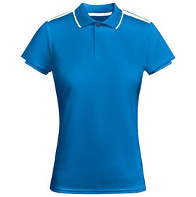 Tamil Sport Poloshirt für Damen, royalblau, weiss bedrucken, Art.-Nr. R04098C1